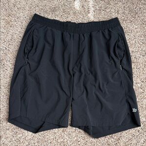MENS ALL IN MOTION BLACK ATHLETIC SHORTS